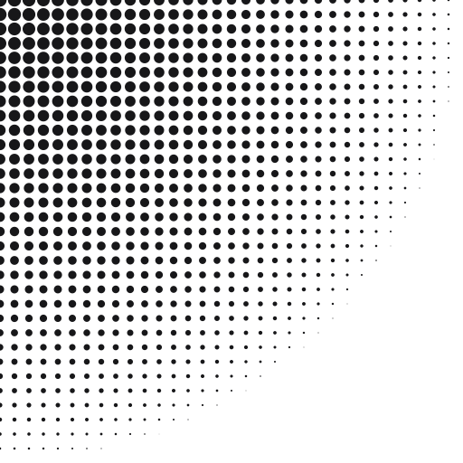Top-left corner transparent halftone PNG