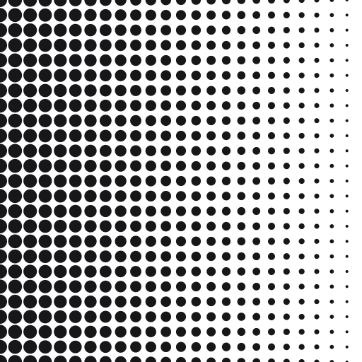 Continuous tone transparent halftone PNG